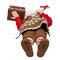 Kurt Adler 10.5-Inch Fabriché Chef Santa Decorating Gingerbread House